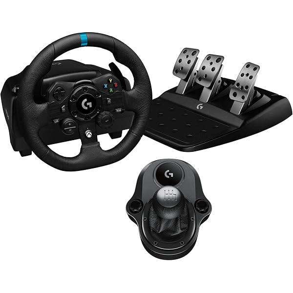 Amazon.com: Logitech G923 Racing Wheel and Pedals, TRUEFORCE Force